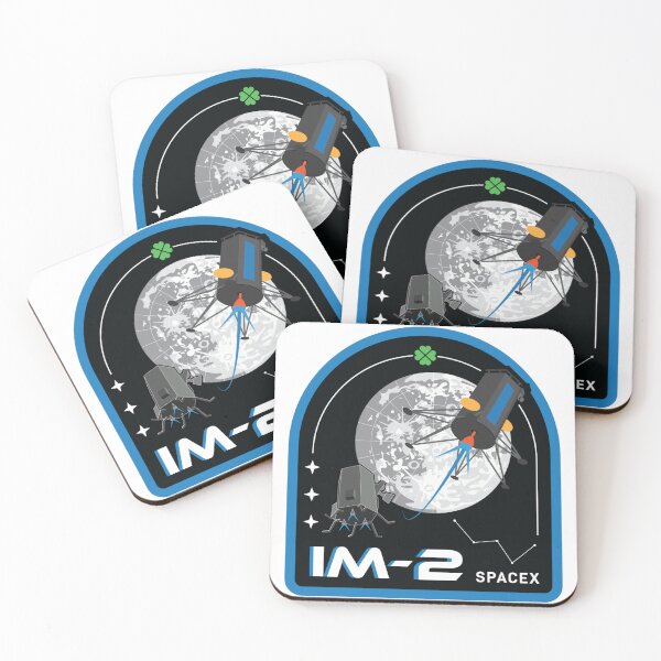 Item preview, SpaceX Intuitive Machines IM-2 Mission Patch designed and sold by CharlieDesings.