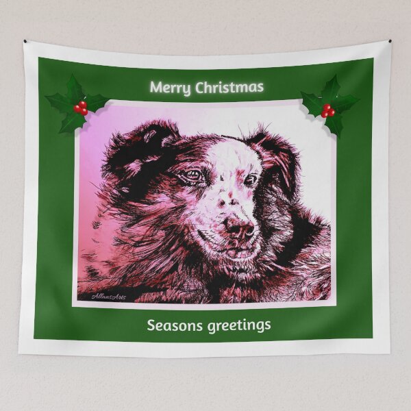 Item preview, Canine Xmas card designed and sold by AllansArts.