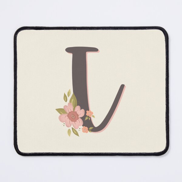 Item preview, Sweet Floral Initial I designed and sold by Willow & Grace Designs.