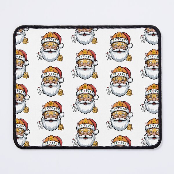 Item preview, Holiday Safety Santa Head Illustration designed and sold by PeteLawliiet.