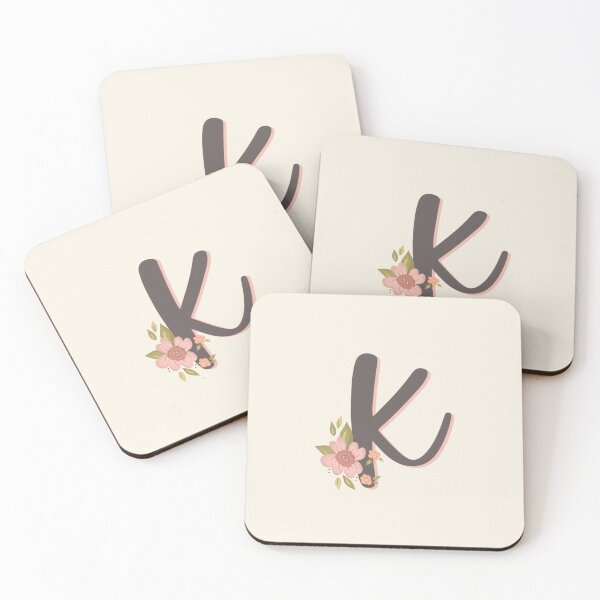 Item preview, Sweet Floral Initial K designed and sold by Willow & Grace Designs.