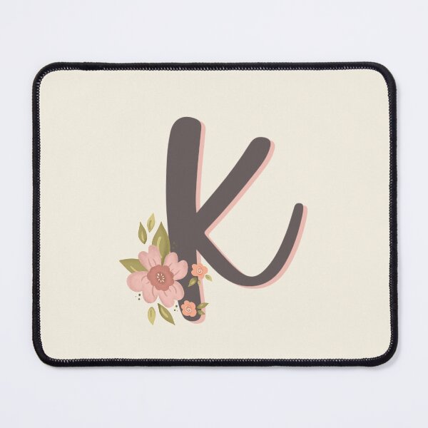 Item preview, Sweet Floral Initial K designed and sold by Willow & Grace Designs.