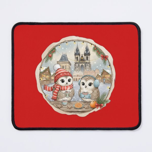 Item preview, Prague Christmas Market Owls Old Town Square designed and sold by FixwellStudio.