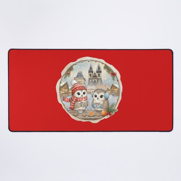 Item preview, Prague Christmas Market Owls Old Town Square designed and sold by FixwellStudio.