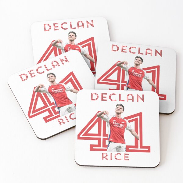 Item preview, Declan Rice Number 41 – Arsenal Midfielder Fan Art | Rice 41 Football Illustration designed and sold by Pokah79.