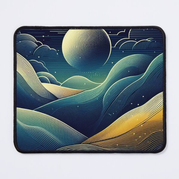 Item preview, Lines, mountains and planets designed and sold by LP-ART by Lutz Peter.