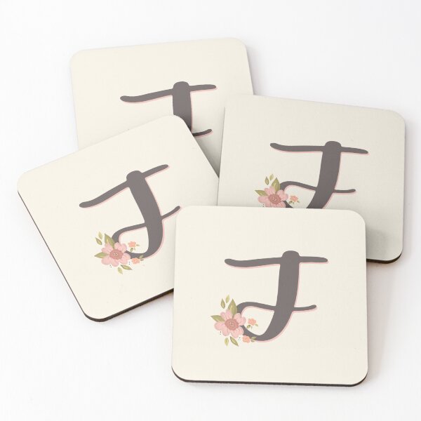 Item preview, Sweet Floral Initial T designed and sold by Willow & Grace Designs.