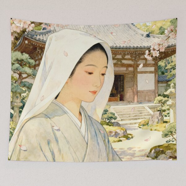 Item preview, Ryōnen Gensō – The Porcelain Spirit of Courage and Transformation designed and sold by SoniaSarkali.