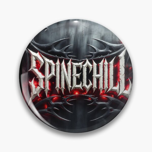 Item preview, Spinechill Hellbound Thorns Logo – Dark Horror Metal Emblem designed and sold by Vertura Group.