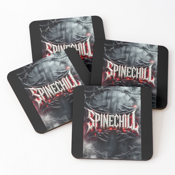 Item preview, Spinechill Hellbound Thorns Logo – Dark Horror Metal Emblem designed and sold by Vertura Group.