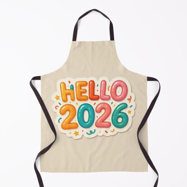 Item preview, Hello 2026 Colorful Lettering designed and sold by SassyArtistry.