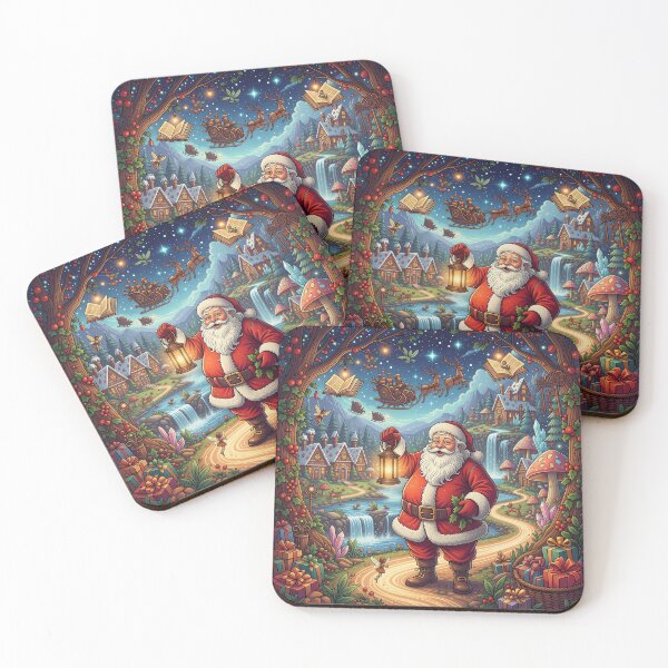 Item preview, Santa's Enchanted Winter Village designed and sold by ReykorShop.