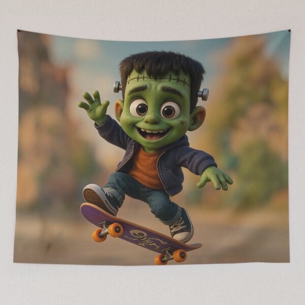 Item preview, Skater Frankenstein Boy designed and sold by Sillytoe.