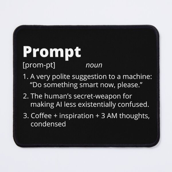 Item preview, Prompt – Funny AI Dictionary Definition designed and sold by bruceygoosey84.