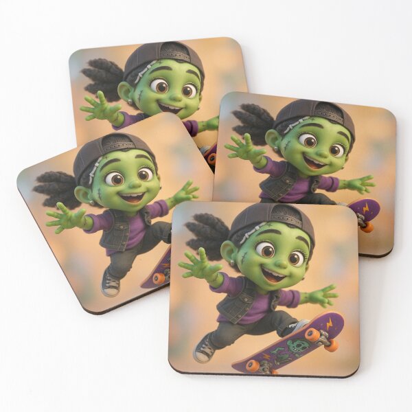 Item preview, Skater Frankenstein Girl designed and sold by Sillytoe.