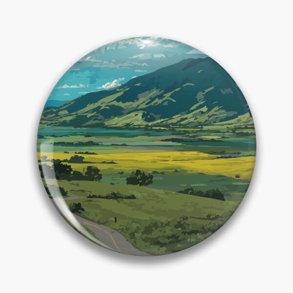 Item preview, Moncton — New Brunswick Retro Rural Valley Drive Art Print designed and sold by TuncGK.