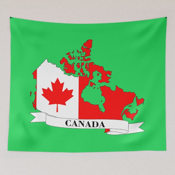 Item preview, Map of the flag of Canada designed and sold by visual adventures.