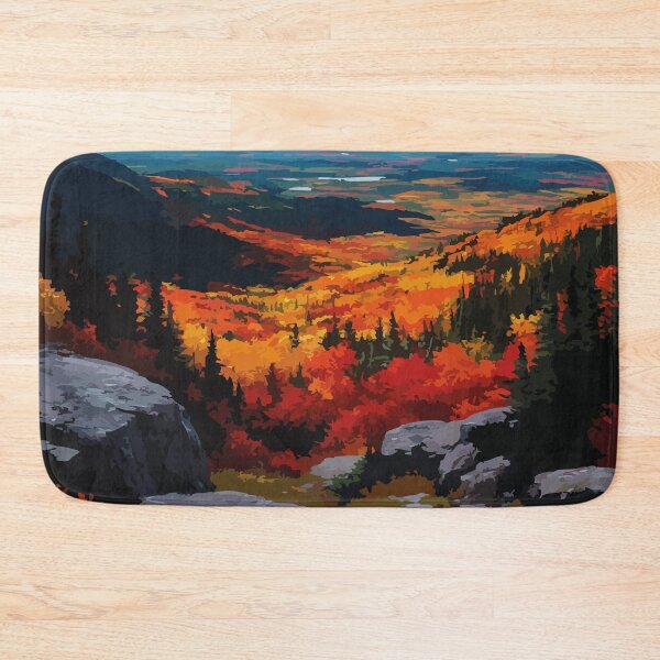 Item preview, Mount Carleton — New Brunswick Autumn Mountain Vista Art Print designed and sold by TuncGK.