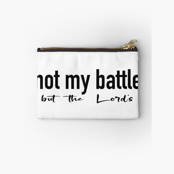 Item preview, Not my Battle - faith based art designed and sold by Willow & Grace Designs.