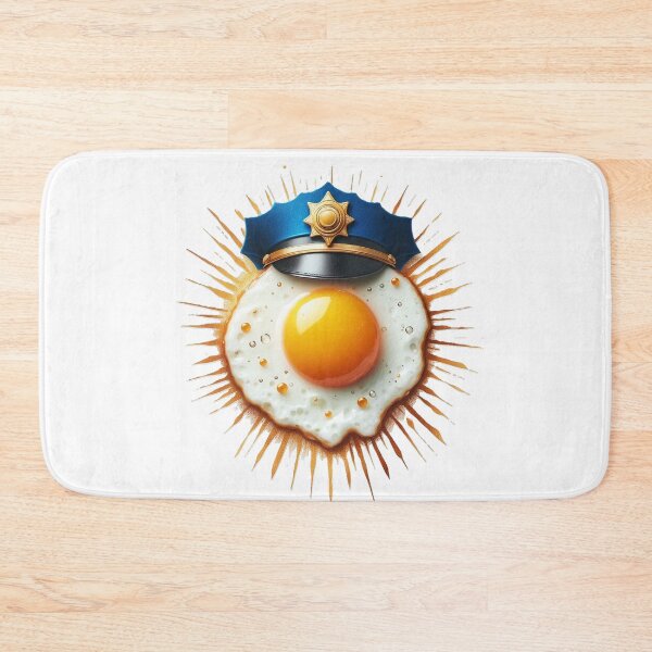 Item preview, Fried egg as a police badge designed and sold by LP-ART by Lutz Peter.