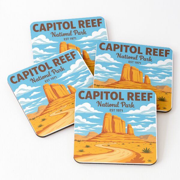 Item preview, Capitol Reef National Park Redstone Plateau Trail designed and sold by Simsimah26Parks.