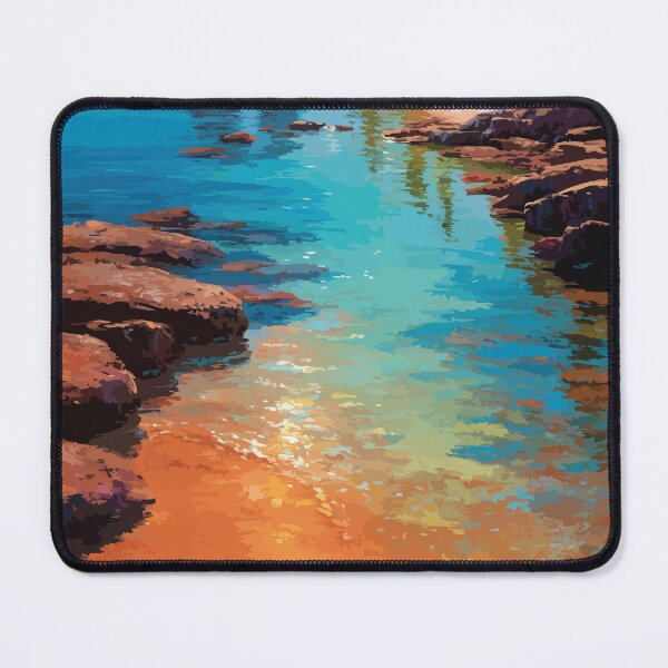 Item preview, Murray Beach — New Brunswick Vintage Coastal Shoreline Art Print designed and sold by TuncGK.