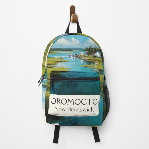 Item preview, Oromocto — New Brunswick Pastel Marshland Waterway Art Print designed and sold by TuncGK.