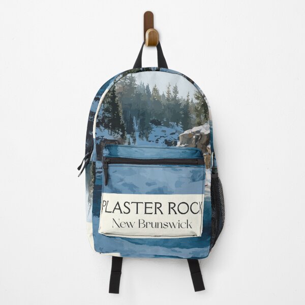Item preview, Plaster Rock — New Brunswick Winter Forest Lake Art Print designed and sold by TuncGK.