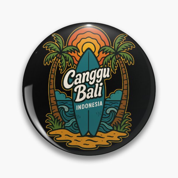 Item preview, Canggu Bali Indonesia Retro Travel designed and sold by TomFrontierArt.