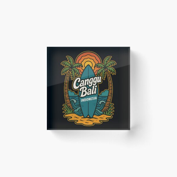 Item preview, Canggu Bali Indonesia Retro Travel designed and sold by TomFrontierArt.