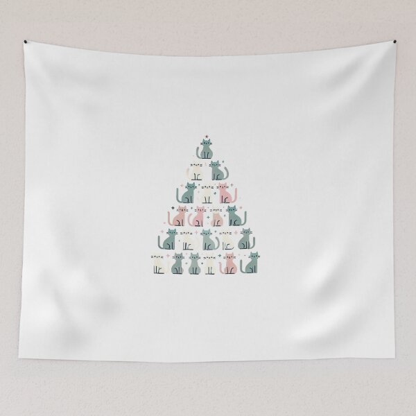 Item preview, Cat Christmas Tree designed and sold by PurrrfectCats.