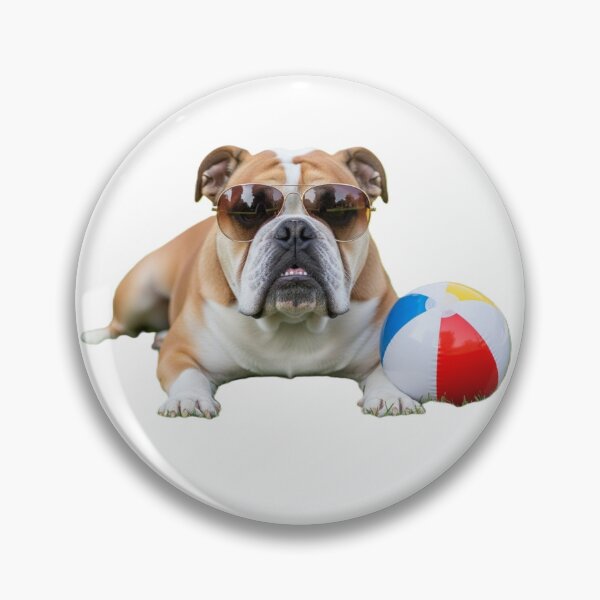 Item preview, Dogs wearing sunglasses - Relaxed Bulldog designed and sold by josiasalves65.