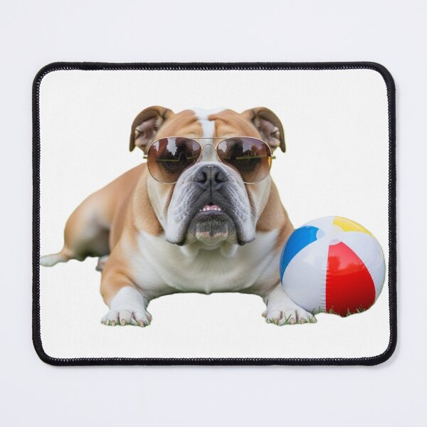 Item preview, Dogs wearing sunglasses - Relaxed Bulldog designed and sold by josiasalves65.