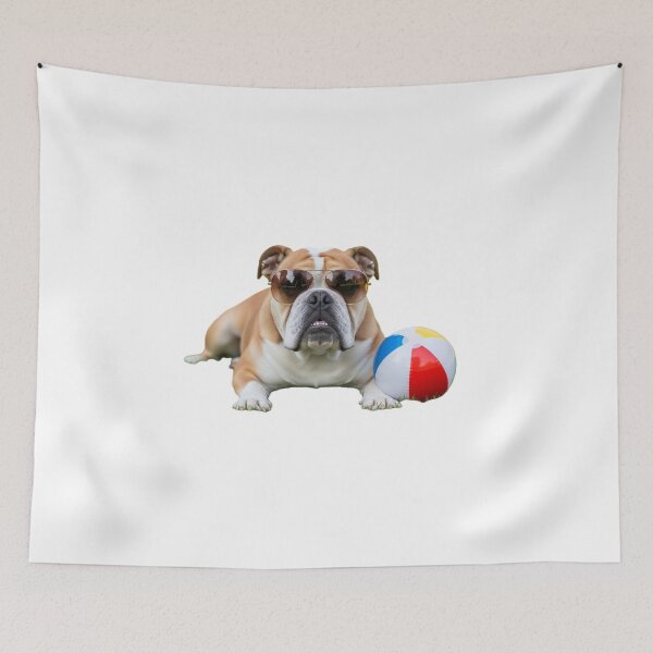 Item preview, Dogs wearing sunglasses - Relaxed Bulldog designed and sold by josiasalves65.
