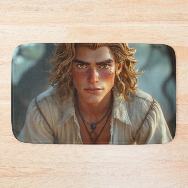 Item preview, Fantasy Buccaneer God: Handsome Pirate Rogue Portrait designed and sold by David R Sawin The Architects Of Eden.