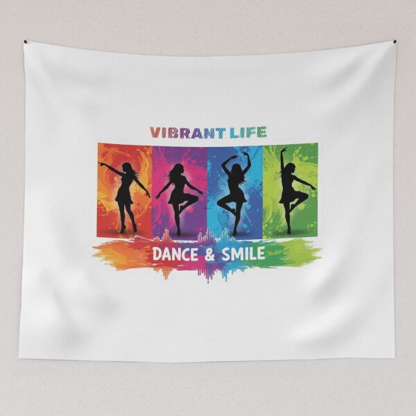 Item preview, Rainbow Dance and Smile Silhouettes Splash Vibrant Life designed and sold by lorand-designs.