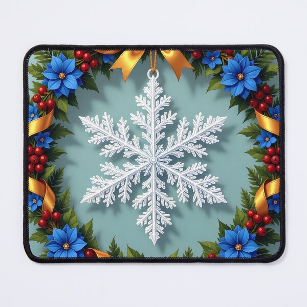 Item preview, Snowflake Wreath designed and sold by Sharon Schwalbe.