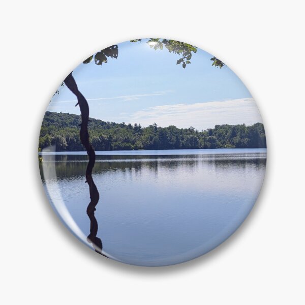 Item preview, Calm Lake View Framed by Trees designed and sold by ErtsDeals.