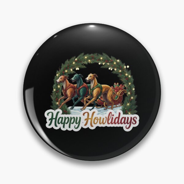 Item preview, Greyhound Sleigh Team Winter Delivery designed and sold by zoughlal.