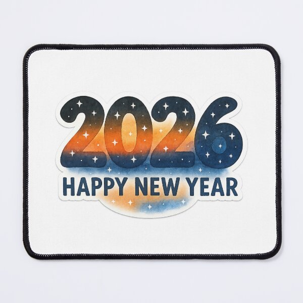 Item preview, 2026 Happy New Year Galaxy Gradient designed and sold by SassyArtistry.
