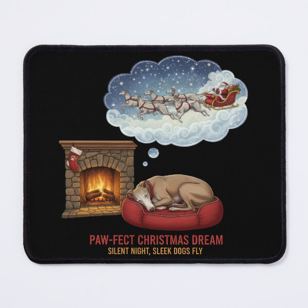 Item preview, Pawfect Christmas Dream Sleeping Dog designed and sold by zoughlal.