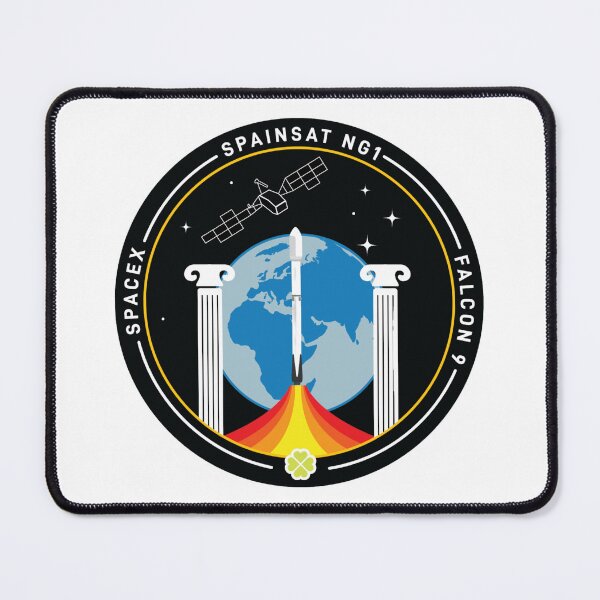 Item preview, SpaceX SpainSat NG1 Mission Patch designed and sold by CharlieDesings.