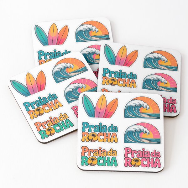 Item preview, Praia da Rocha Surf Stickers – Algarve Portugal Vibes designed and sold by vivaportugalstore.
