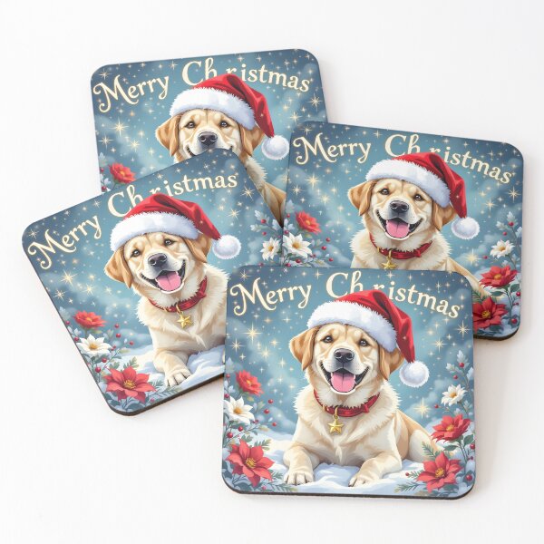 Item preview, Sweet Golden in a Santa hat,Merry Christmas designed and sold by Magixa.