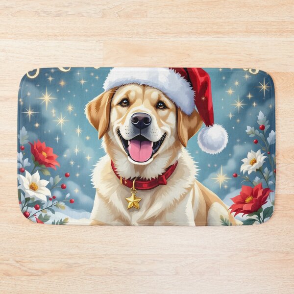 Item preview, Sweet Golden in a Santa hat,Merry Christmas designed and sold by Magixa.