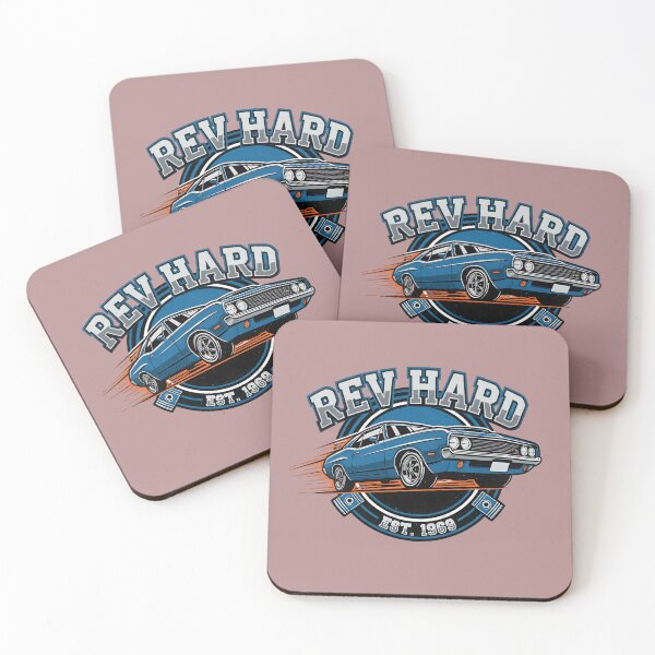 Item preview, Rev Hard '69 Muscle Car designed and sold by InkWeaveShop.