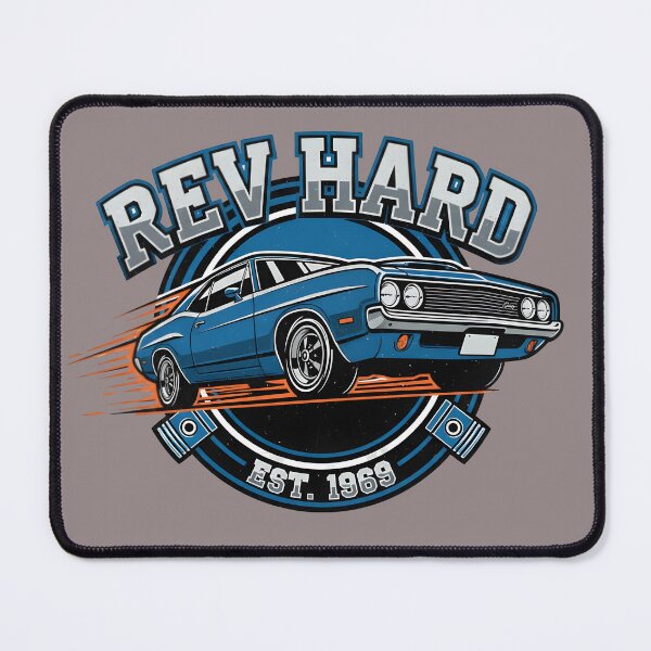Item preview, Rev Hard '69 Muscle Car designed and sold by InkWeaveShop.