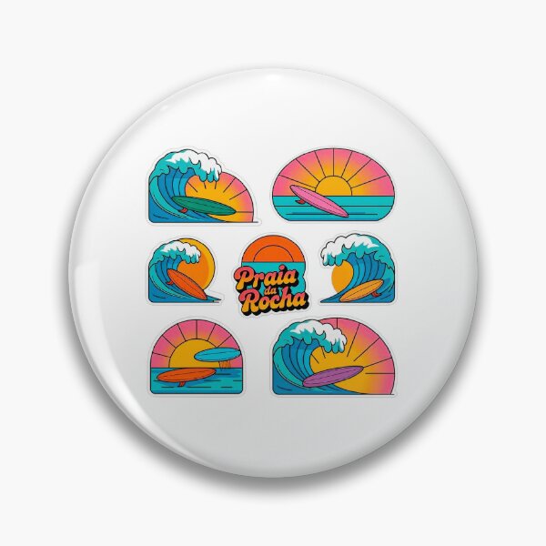 Artikelvorschau, Praia da Rocha Surf-Sonnenuntergang-Aufkleber Portugal entworfen und verkauft von vivaportugalstore.