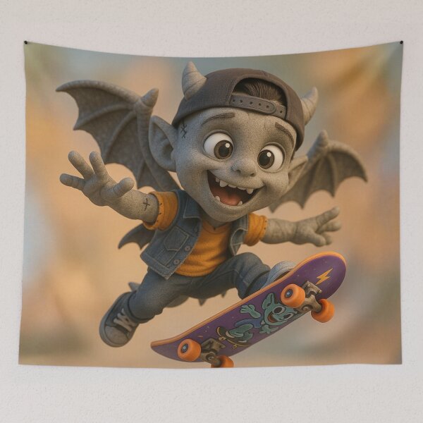 Item preview, Skater Gargoyle Boy designed and sold by Sillytoe.