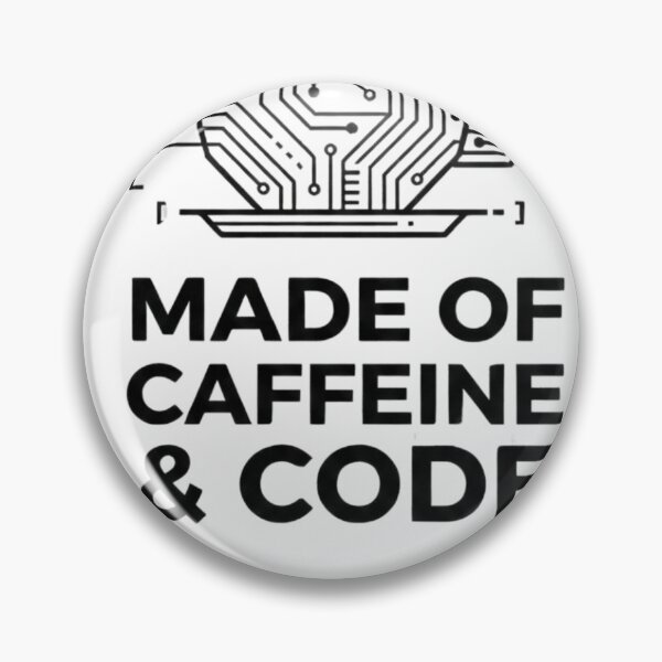 Item preview, Made of Caffeine & Code designed and sold by Feral Feline.
